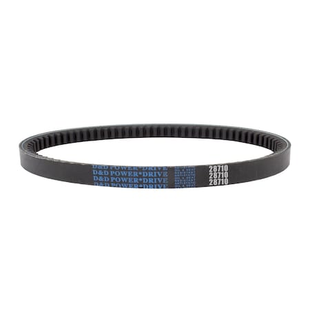 D&D 28710 71 2/3" Outside Length, 7/8" Top Width, 1 Ribs 28710